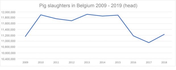 59% of the total slaughtering weight is accounted for by the pork industry, which has an average monthly shaft volume of 936,000 animals. 59% of the total slaughtering weight is accounted for by the pork industry, which has an average monthly shaft volume of 936,000 animals.