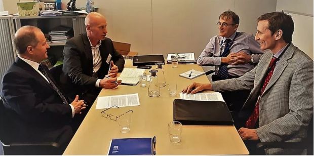 IFA National Livestock Chairman Angus Woods and IFA Brussels Director Liam MacHale met with senior officials from Commissioner Hogan’s Cabinet in Brussels to discuss the details package announced. IFA National Livestock Chairman Angus Woods and IFA Brussels Director Liam MacHale met with senior officials from Commissioner Hogan’s Cabinet in Brussels to discuss the details package announced.