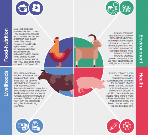 Some of the livestock sector's numerous roles Some of the livestock sector's numerous roles