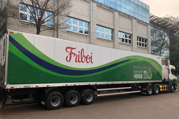 The 100% CNG trucks use German technology and each of them comes with eight gas cylinders. The 100% CNG trucks use German technology and each of them comes with eight gas cylinders.
