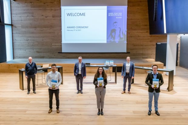 The award ceremony took place on 5 February: Due to the current coronavirus restrictions, the awards were presented by Group President, Christian Traumann, to three prize winners at the Group's headquarters. Other participants were present via video conference. The award ceremony took place on 5 February: Due to the current coronavirus restrictions, the awards were presented by Group President, Christian Traumann, to three prize winners at the Group's headquarters. Other participants were present via video conference.