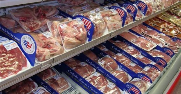 US pork muscle cuts were up 1% from a year ago. US pork muscle cuts were up 1% from a year ago.