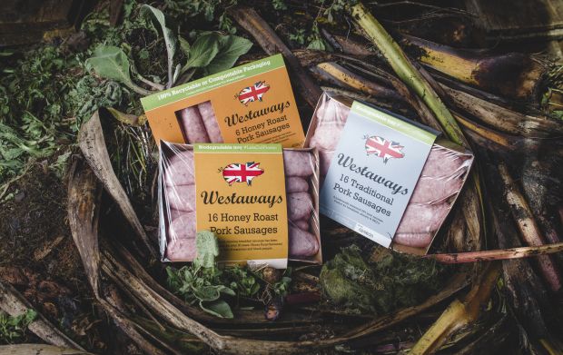 The cling-film style wrapping which has allowed the company to make the 100% eco-friendly claim. The cling-film style wrapping which has allowed the company to make the 100% eco-friendly claim.