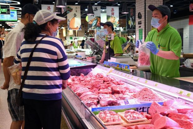 China‘s meat imports are dwindling thanks to its tough measures against coronavirus contamination. China‘s meat imports are dwindling thanks to its tough measures against coronavirus contamination.